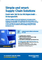 Broschüre zu den Supply Chain Solutions Services wie Eriks App, PunchOut, Vending Machines